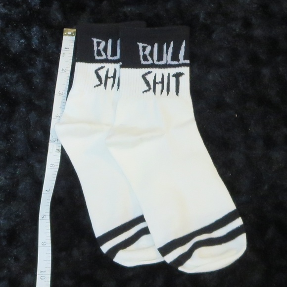 NWT Unisex Bulls**t Mid Ankle Socks - Picture 2 of 3